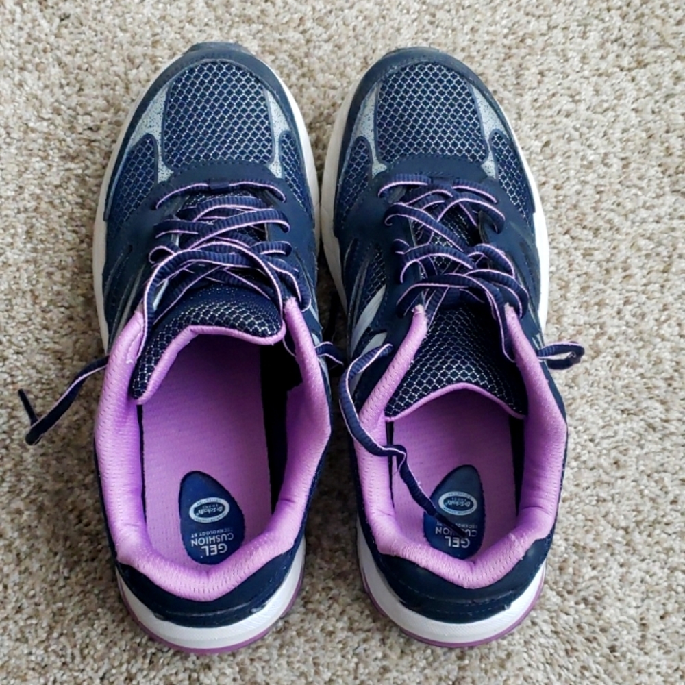 Womens 7.5 W Purple and Grey Dr. Scholl's Sneakers